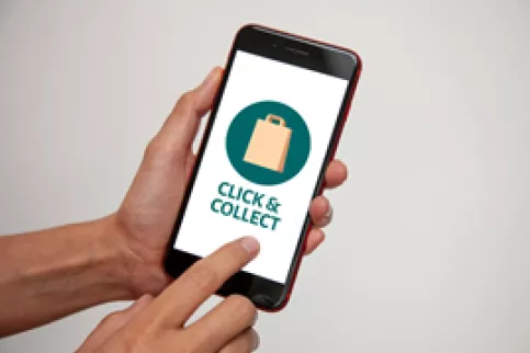Illustration click & collect