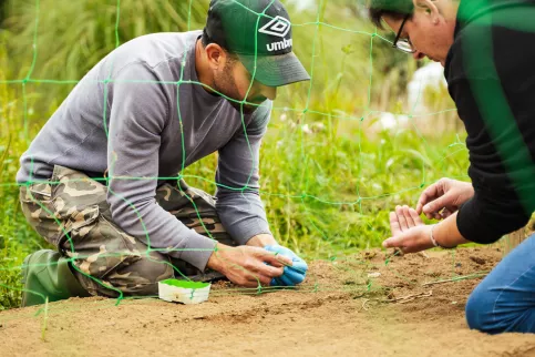 Plantation au Potager Saint Julien